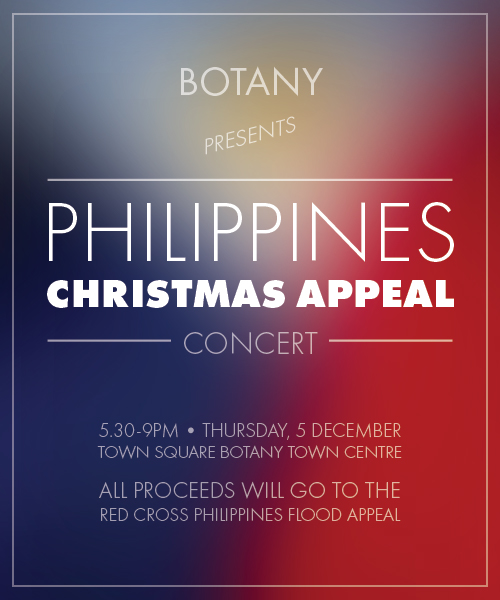 Botany Town Centre hosts Philippines Appeal